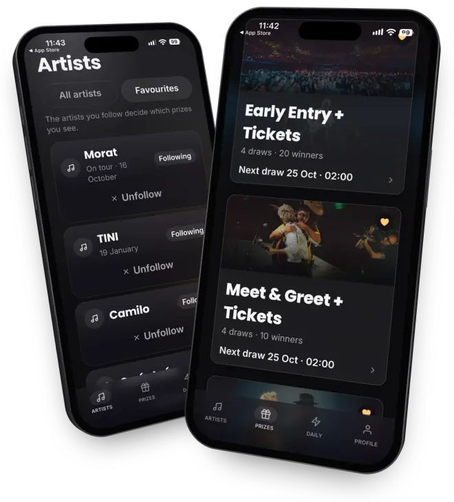 The ONE app: your artists and the MORAT prizes